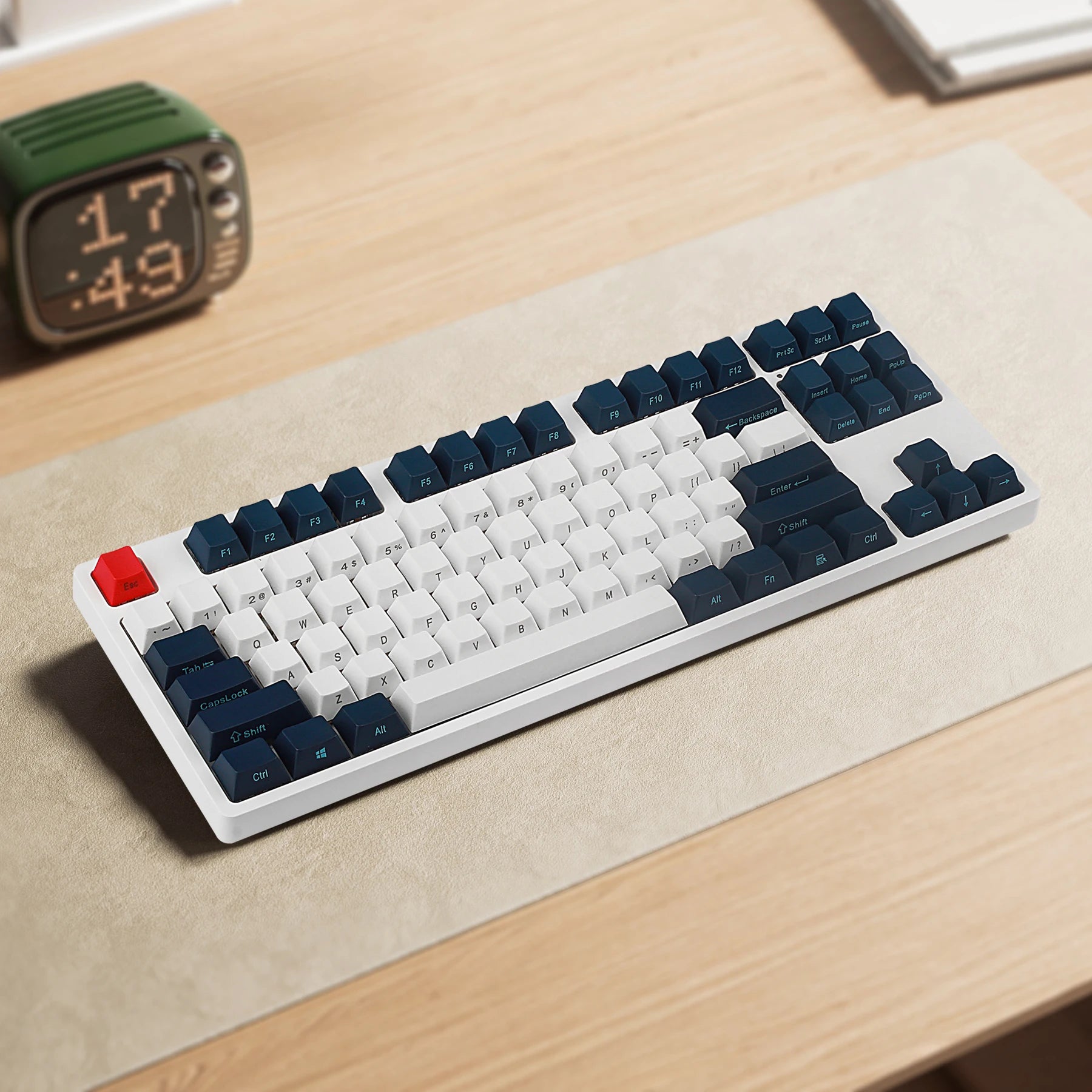 Keycaps Side Printed PBT Cherry MX Key Caps for 61/87 TKL/104/108 MX Switches Mechanical Keyboard