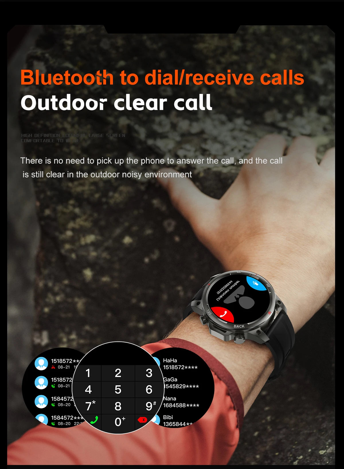 New DK68NFC Smart Watch Voice Assistant Bluetooth Call Heart Rate Monitoring GPS Sports Fitness Wireless Charging Smart Watches