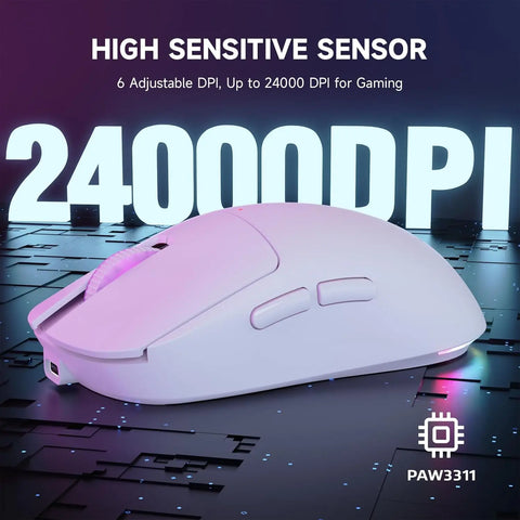 MAMBASNAKE x MAGIC-REFINER G6 Wireless Gaming Mouse,24000 DPI Adjustable,72g Lightweight Mouse,1000Hz Polling Rate