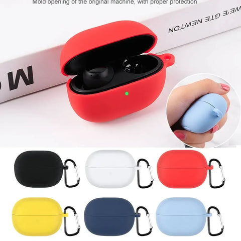 Silicone Protective Headphone Case for Redmi Buds 3 Lite Case Cover Portable Charging Box Replacement Anti Scratch Accessories