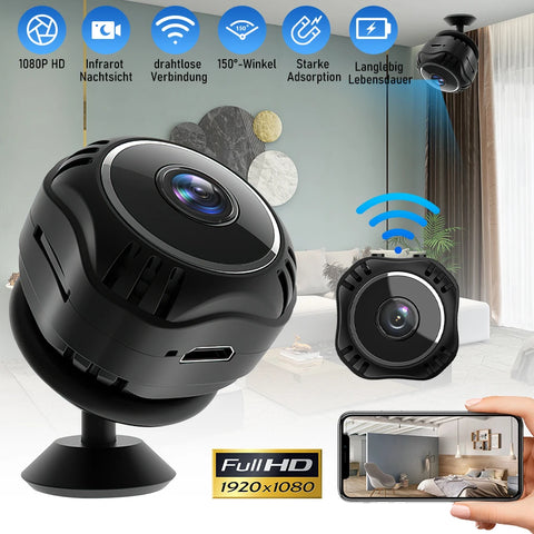 Mini Camera WiFi HD 1080P IP Night Vision Audio Video Camcorder Home Baby Monitor Indoor Safety Security Smart Surveillance