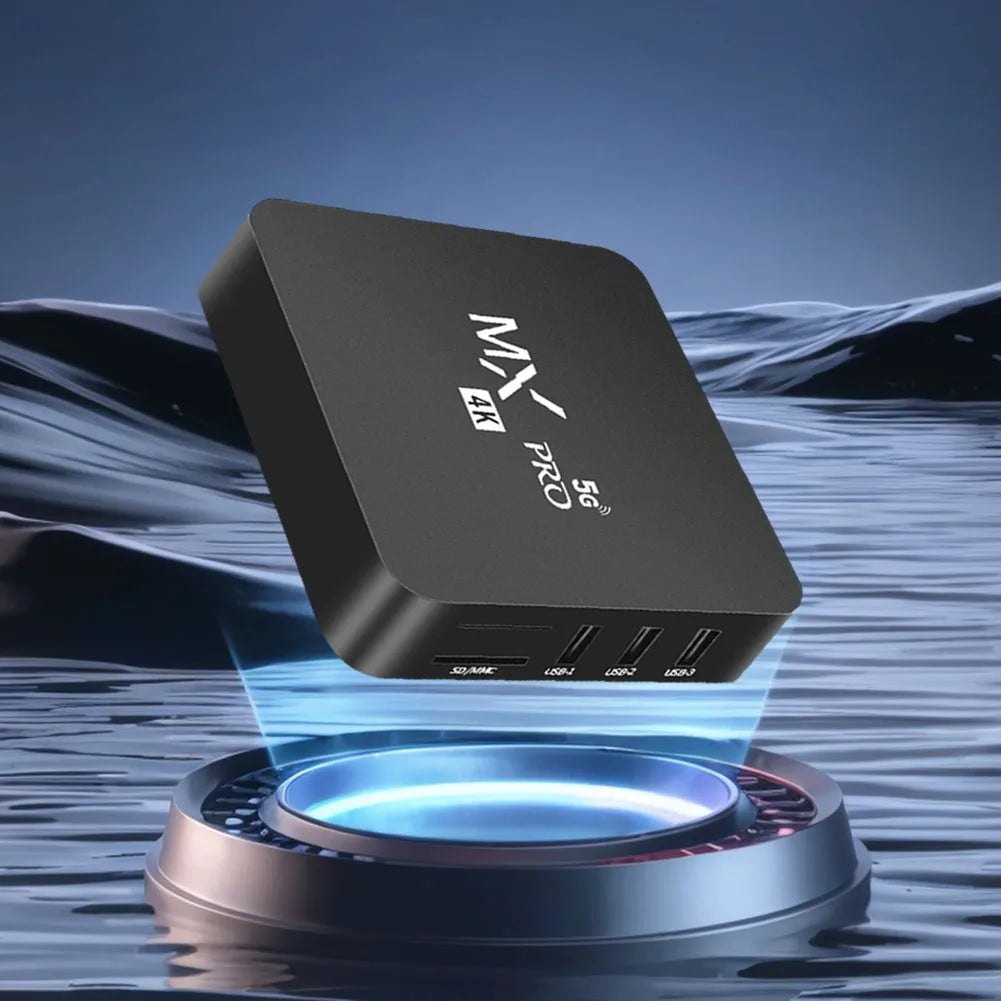 Smart TV Box MXQ-PRO 4K HD TV Box Android 12.0 2.4G 5G Dual-WIFI 3D Video Media Player 2GB RAM 16GB ROM Home Theater Set-top Box