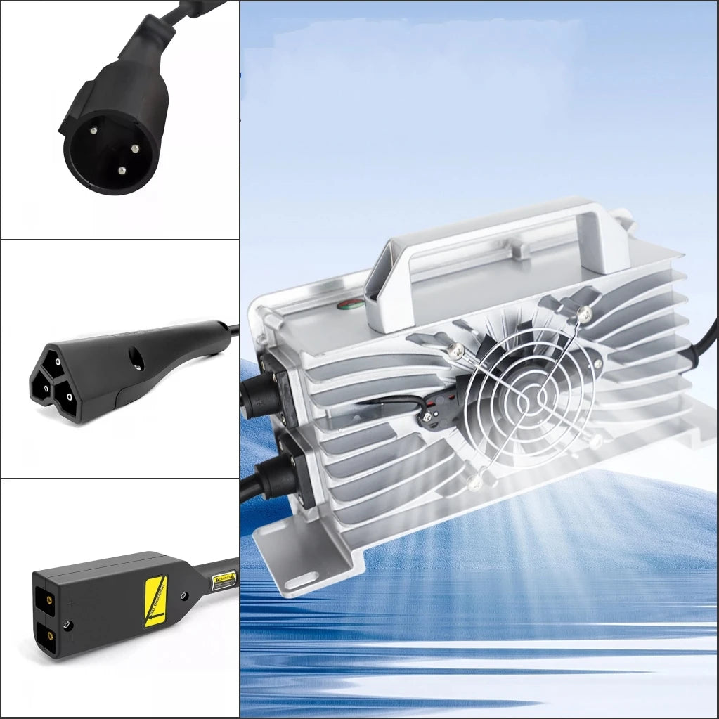 36V 18A Golf Cart Battery Charger for EZGO RXV TXT Club Car, Charger for Lead Acid Battery, IP67 Waterproof