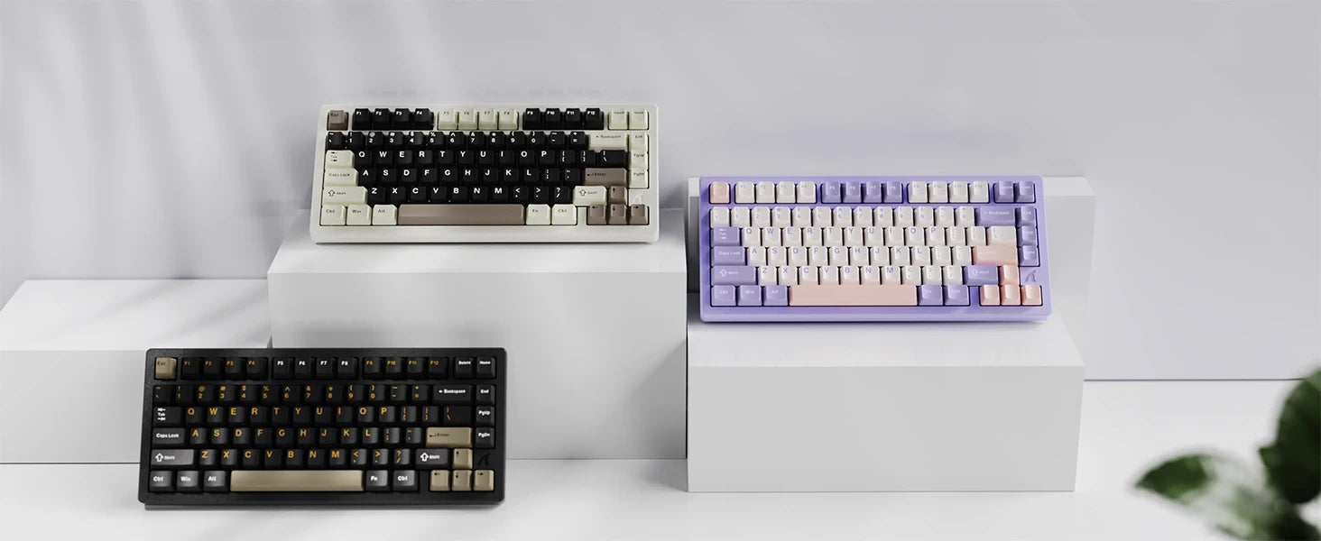 ATTACK SHARK X75 Full Aluminum Keyboard 75% VIA Wireless Gasket Mechanical Keyboard