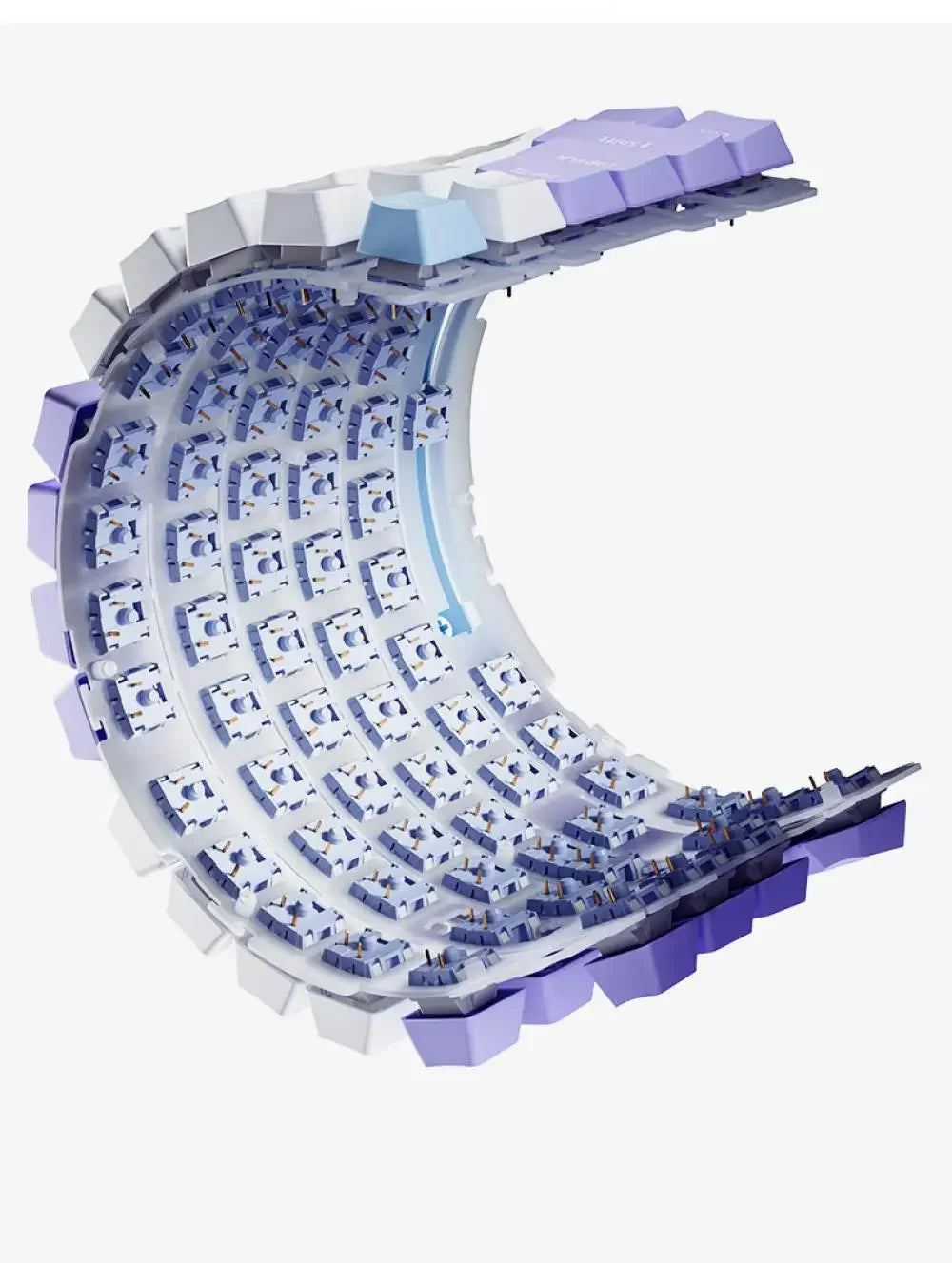 Ajazz Ak820 RGB Tri-Mode Gaming Mechanical Keyboard 82 Key Bluetooth 2.4GHz Wireless Gamer Keyboard Custom Gasket for Pc Laptop