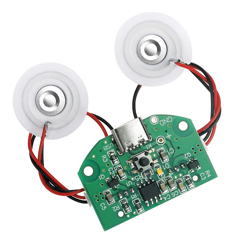 Type-C USB Mini Humidifier DIY Kits DC 5V Mist Maker And Driver Circuit Board Fogger Atomization Film Atomizer Sheet Oscillating