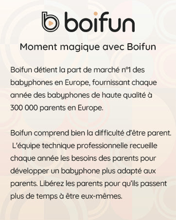 BOIFUN 1080P 5" Baby Monitor Camera, PTZ 355°Camera Baby Motion Monitoring and Automatic Tracking, Monitor and Smartphone